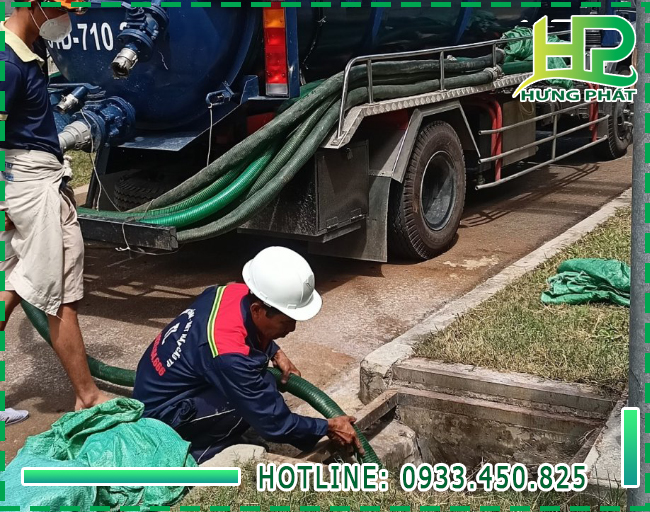 Công ty vệ sinh môi trường Hưng Phát chuyên nạo vét hố ga