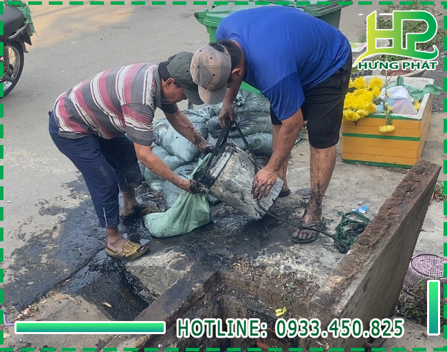 Nạo vét bùn hố ga chuyên nghiệp tại Hưng Phát
